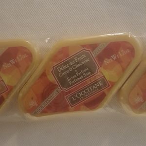 3 pack of L'occitane bar soap